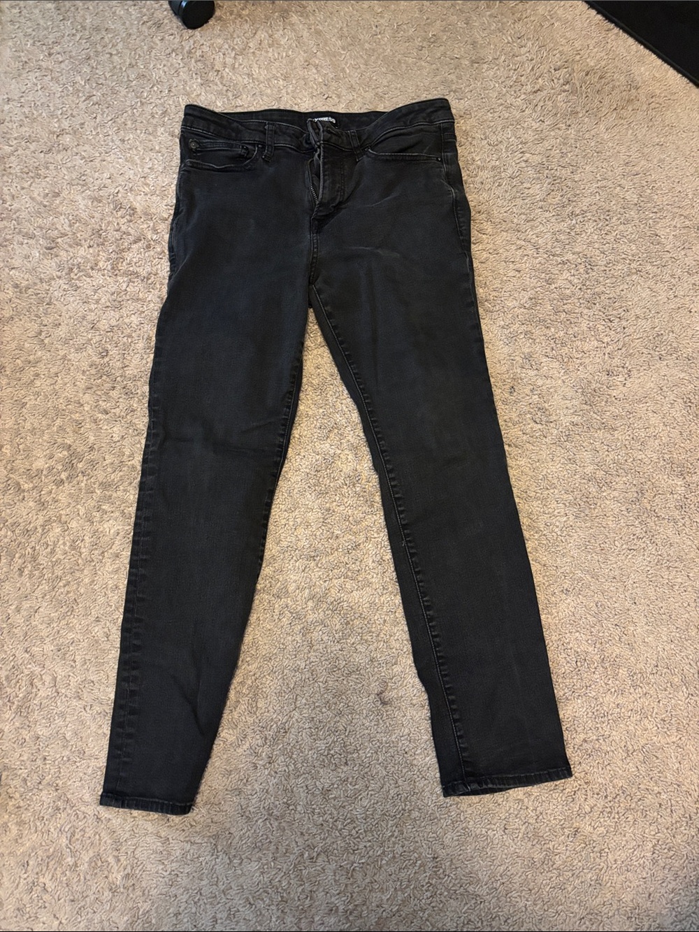 Express Black Men's Skinny Jeans - Slim Fit